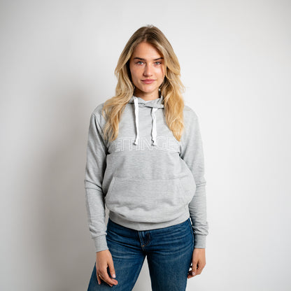 Hoodie gray with hood