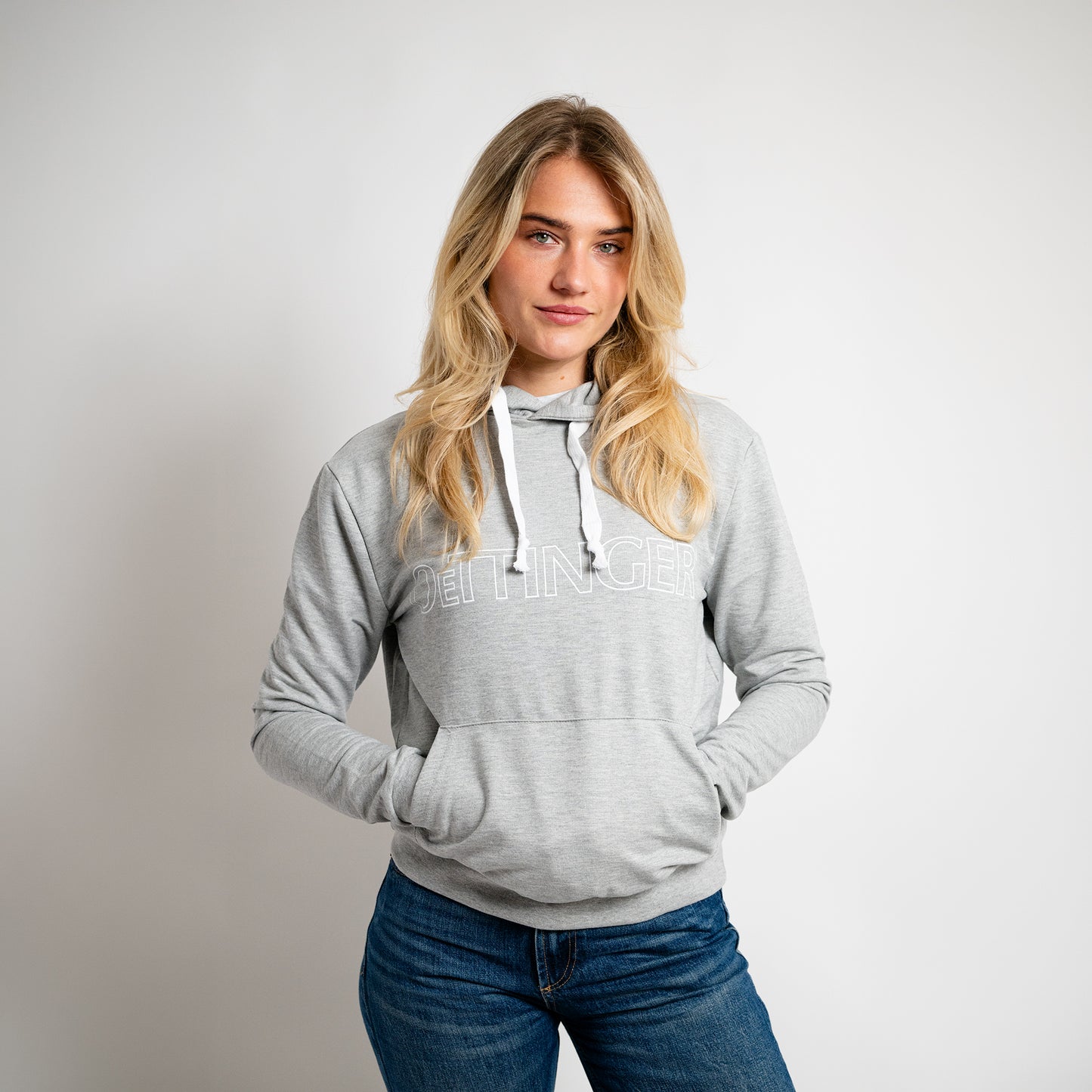Hoodie gray with hood