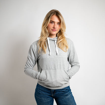 Hoodie gray with hood