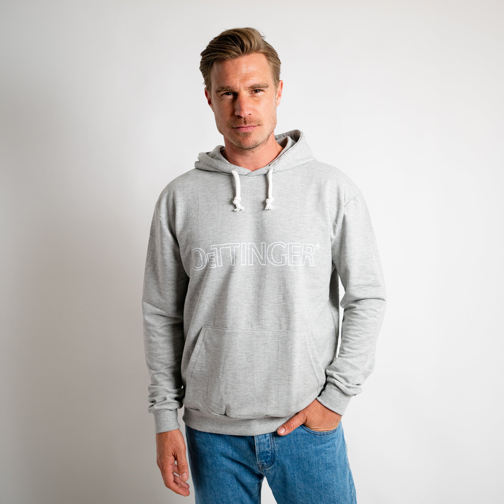 Hoodie gray with hood